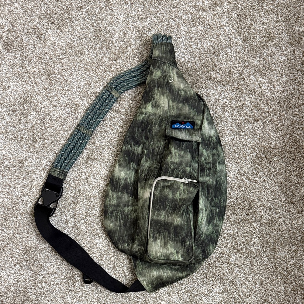 Kavu Rope Sling in Forest Green